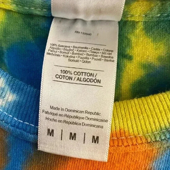 💥Colortone Vintage  Tie Dyed Tee M - Picture 6 of 6